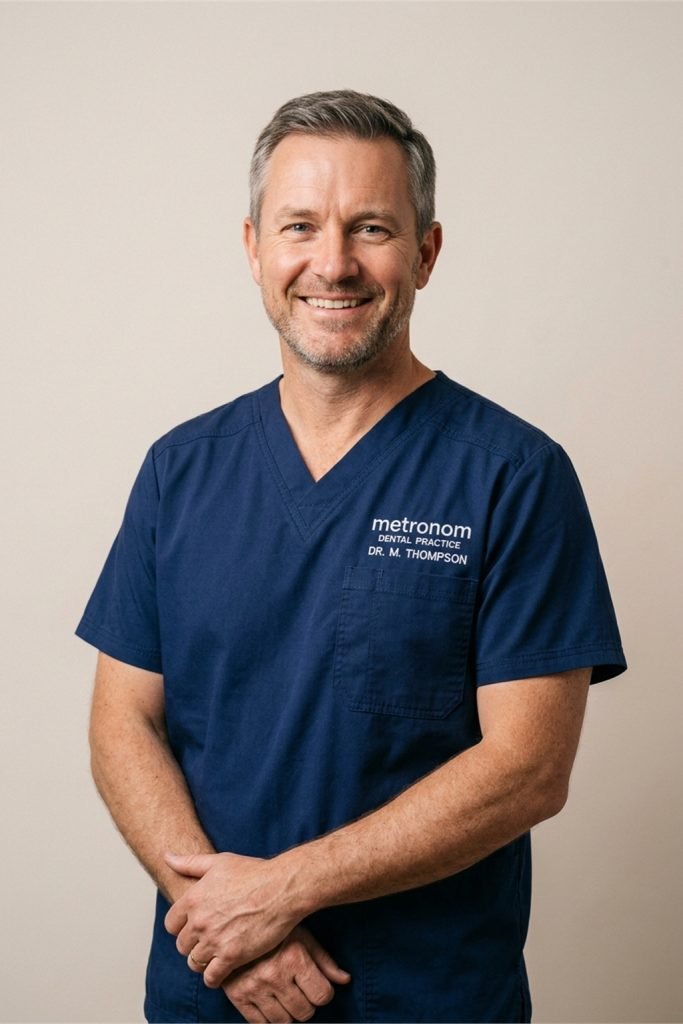 portrait of a male dentist