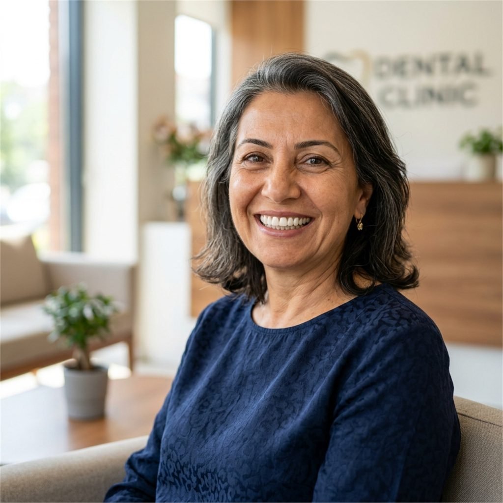 portrait of a smiling woman